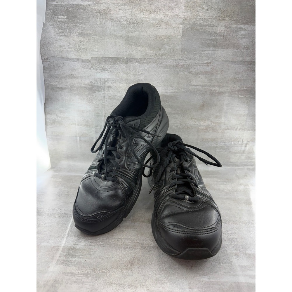 New Balance 519 Men Black Leather Cross Training Shoes MX519BK Size 10D